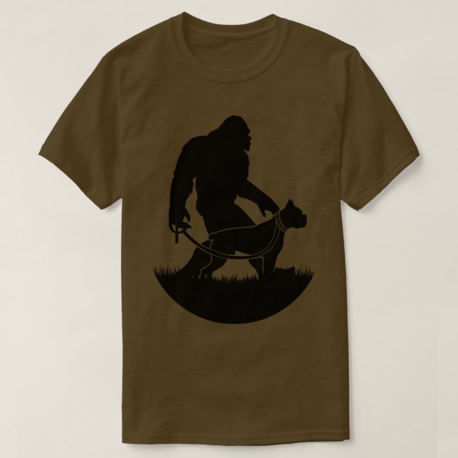 Walking Boxer Hund T Shirt (Design framsida)