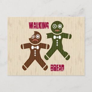 Walking Bread Vykort