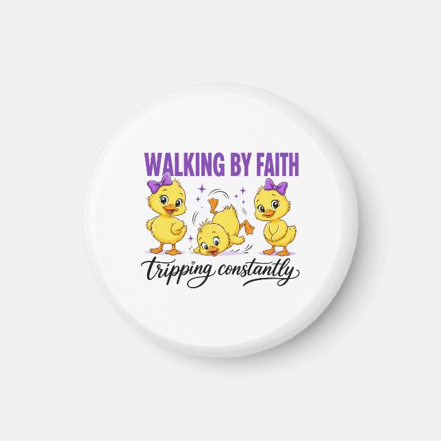 Walking By Faith Ankung Magnet  (Framsidan)