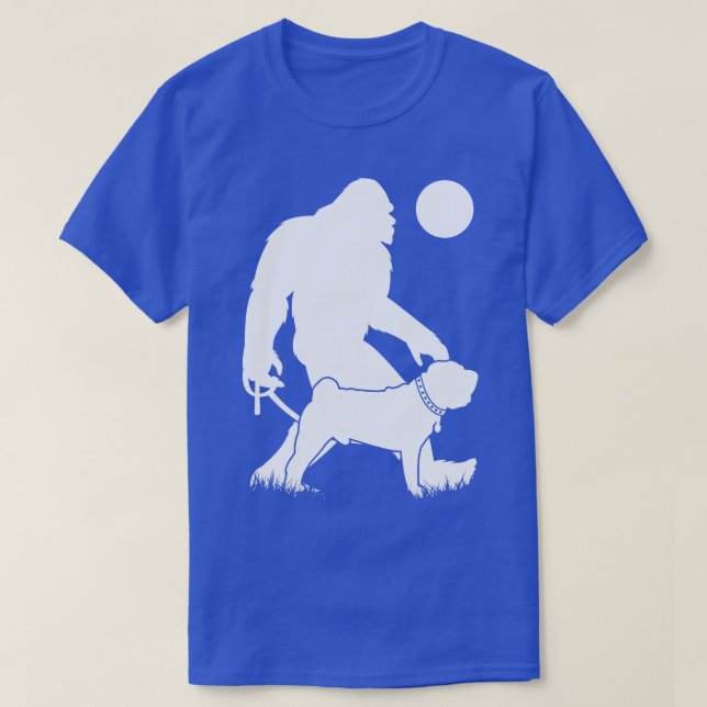 Walking Chinese Shar Pei hund T Shirt (Design framsida)