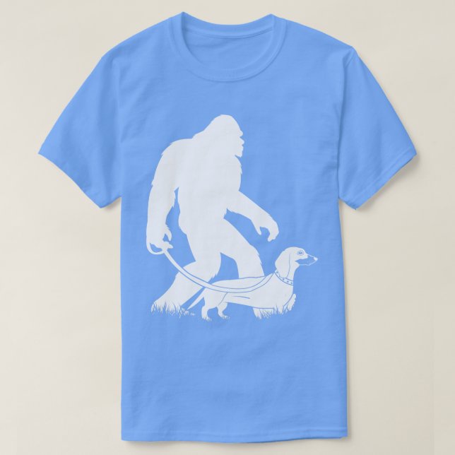 Walking Dachshund 1 T Shirt (Design framsida)