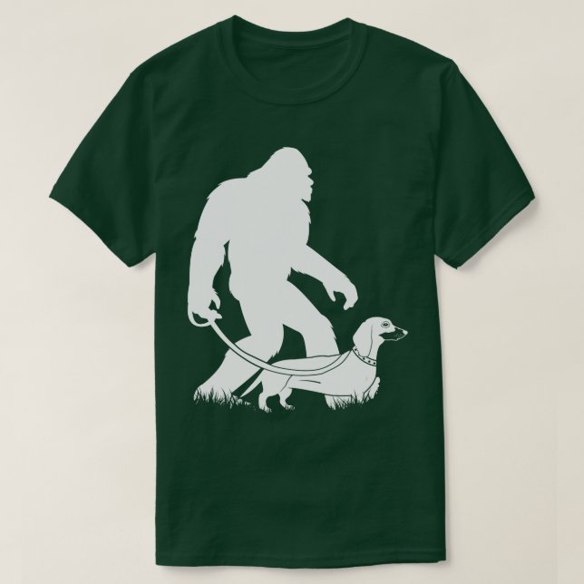 Walking Dachshund 1 T Shirt (Design framsida)