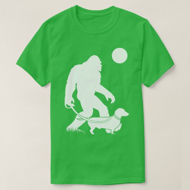 Walking Dachshund 3 T Shirt (Design framsida)
