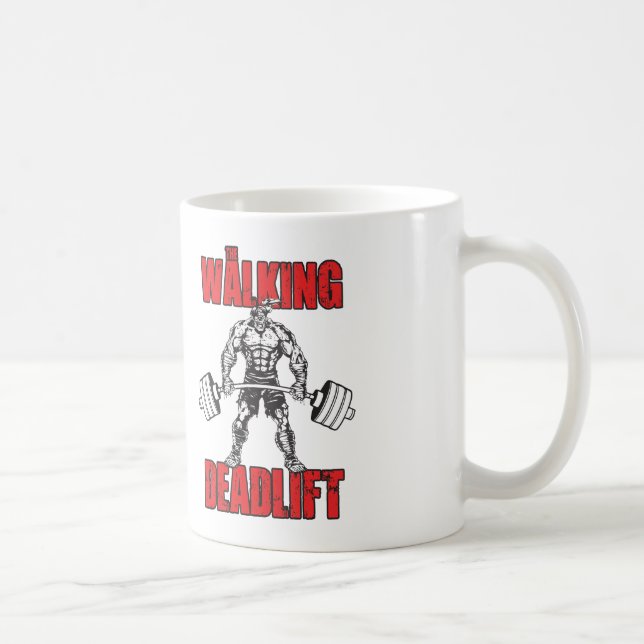 Walking Deadlift - Zombie Workout Kaffemugg (Höger)