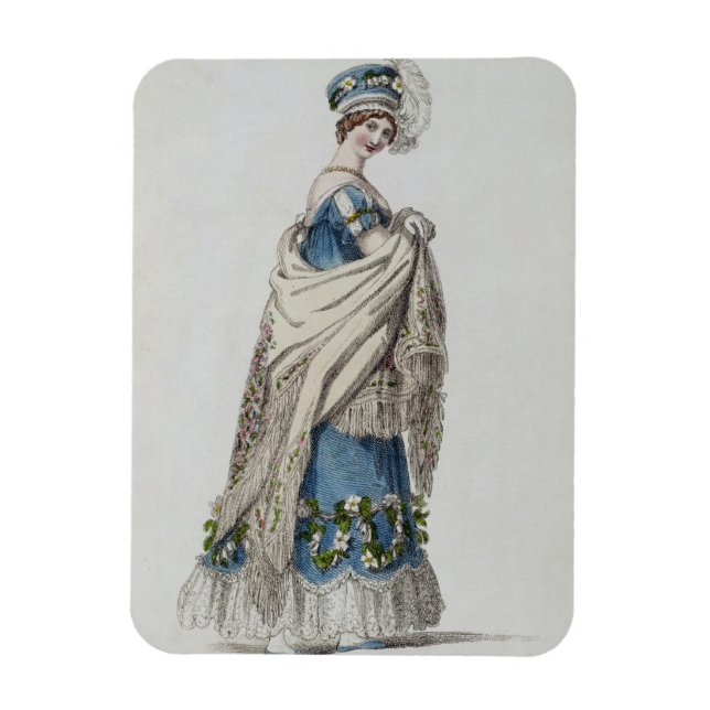 Walking dress, mode-plåt från Ackermanns repo Magnet (Vertikal)