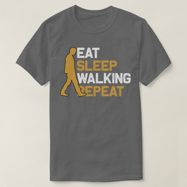 Walking Eat sova T Shirt (Design framsida)