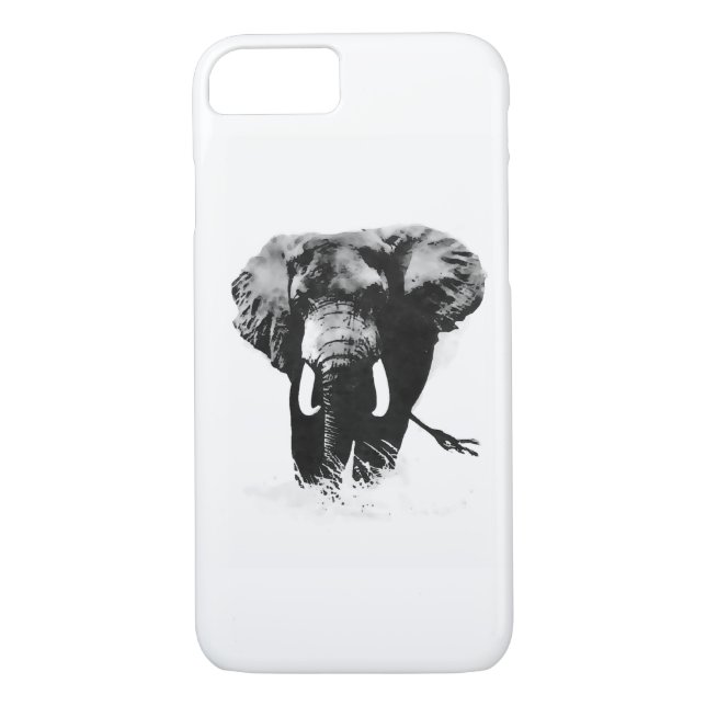 Walking Elephant iPhone 7 Fodral Case-Mate iPhone Skal (Baksida)