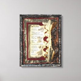 Walking Ensam Canvastryck