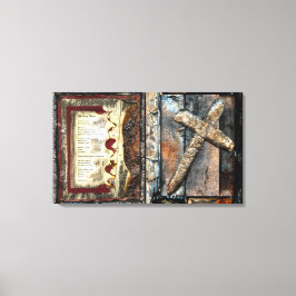 Walking Ensam & Kor of Strength Canvastryck