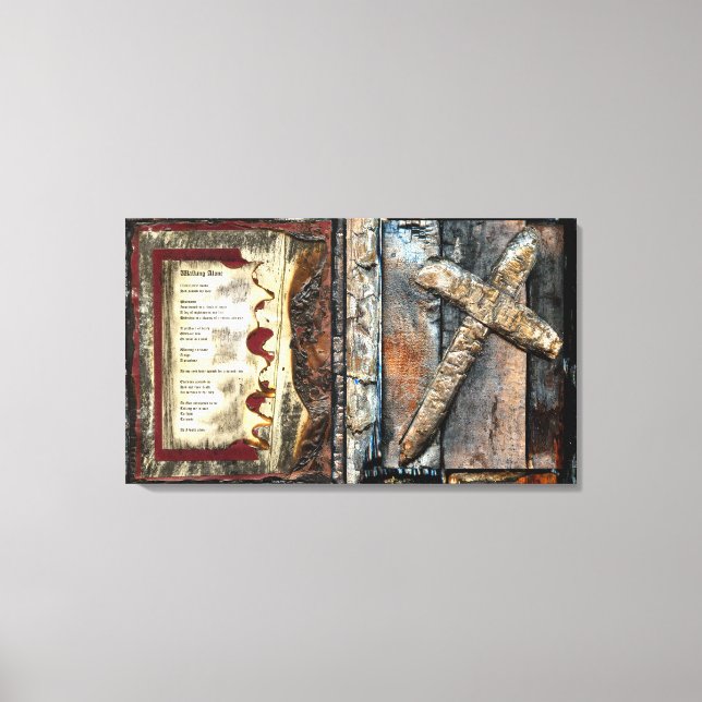 Walking Ensam & Kor of Strength Canvastryck (Framsida)