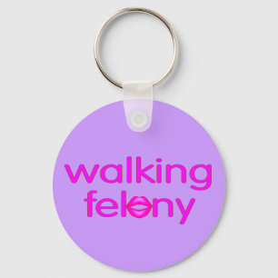 Walking Felony Nyckelring