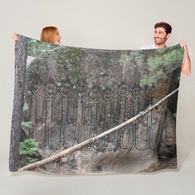 Walking Gigglers natt Fleecefilt (På plats)