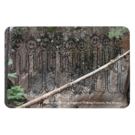 Walking Gigglers Petroglyph-natten Magnet