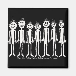 Walking Gigglers Petroglyph-natten Magnet