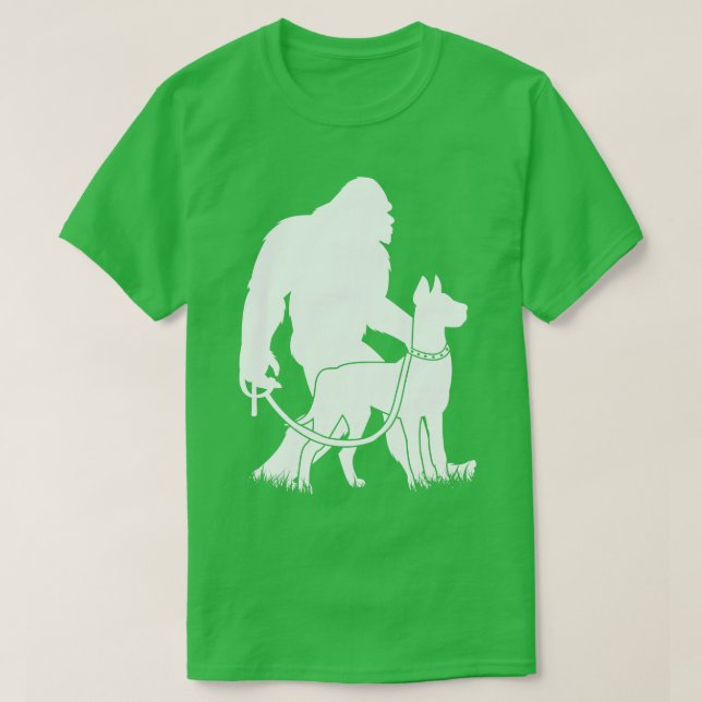Walking Great dane Hund T Shirt (Design framsida)