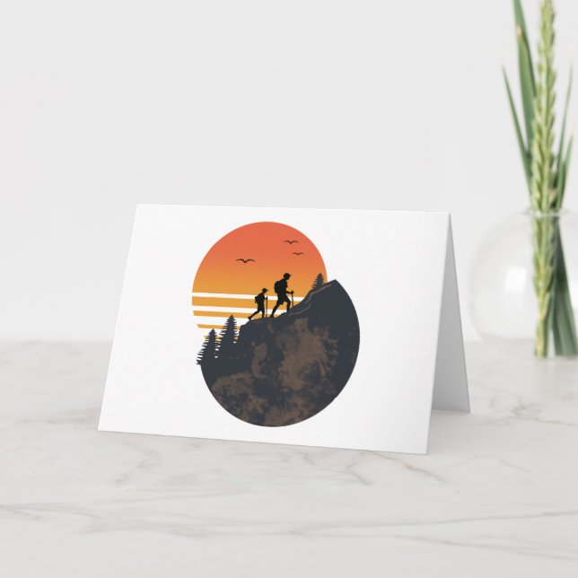 Walking Hiking Mountain Kort (Framsida)