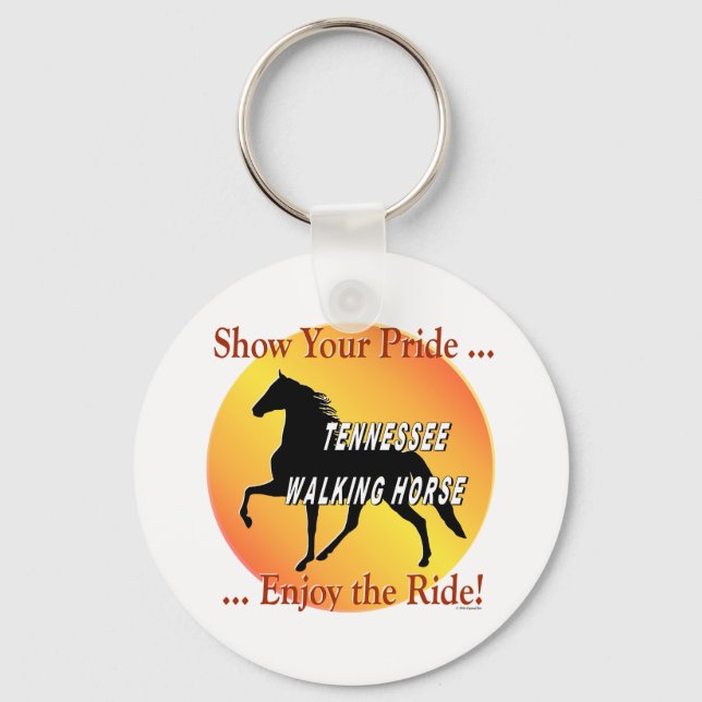 Walking Horse Pride Nyckelring (Framsida)