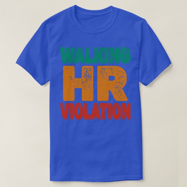 Walking Hr-kränkningsanfall 1 T Shirt (Design framsida)