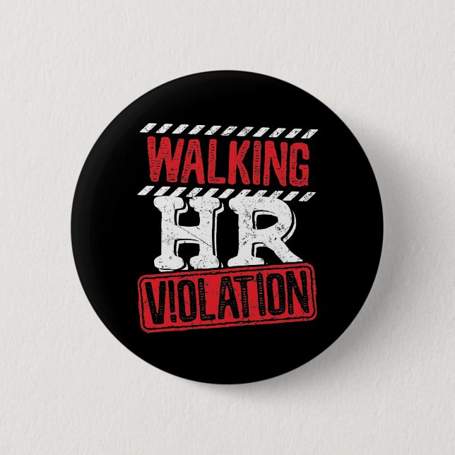 Walking HR Violation Funny Office Co-Worker Knapp (Framsida)