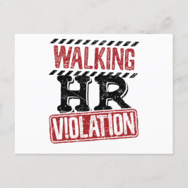 Walking HR Violation Human Resources Nightmare Vykort