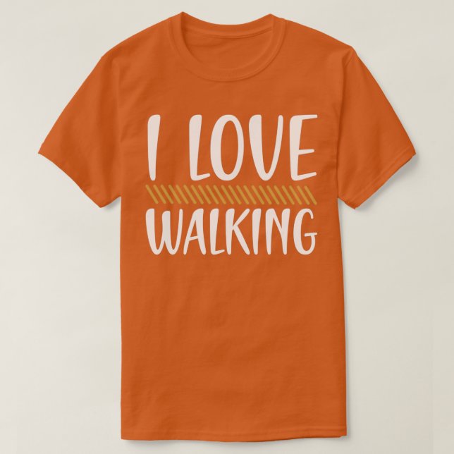 Walking I kärlek T Shirt (Design framsida)