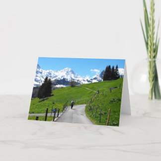 Walking i Murren Helgkort