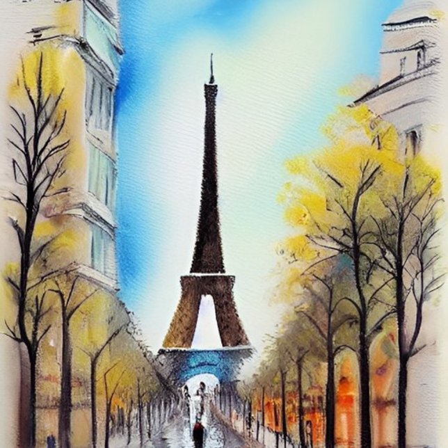 Walking i Paris Poster (Skapare uppladdad)
