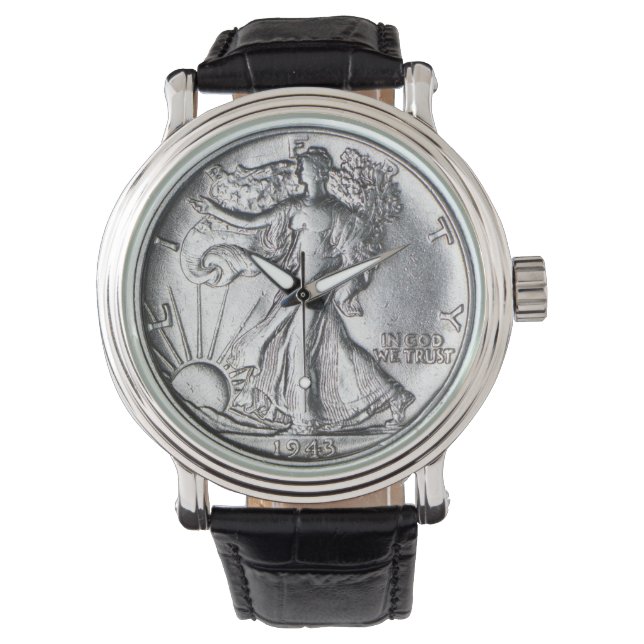 Walking Liberty Watch Armbandsur (Framsida)