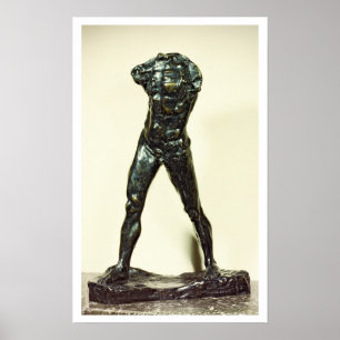 Walking Man, 1877 (bronze) Poster