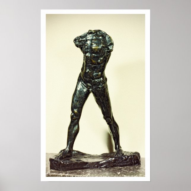 Walking Man, 1877 (bronze) Poster (Framsidan)
