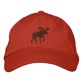 Walking Moose Silhouette Wildlife Wilderness Broderad Keps