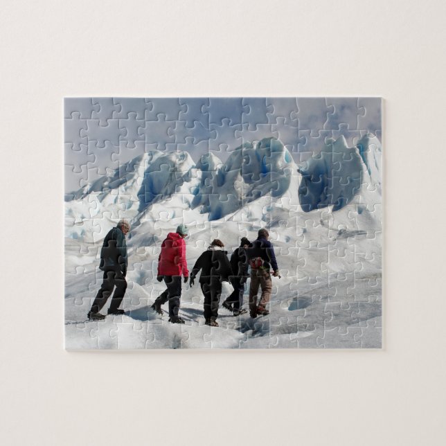 Walking on Perito Moreno Glacier, Argentina Pussel (Horisontell)