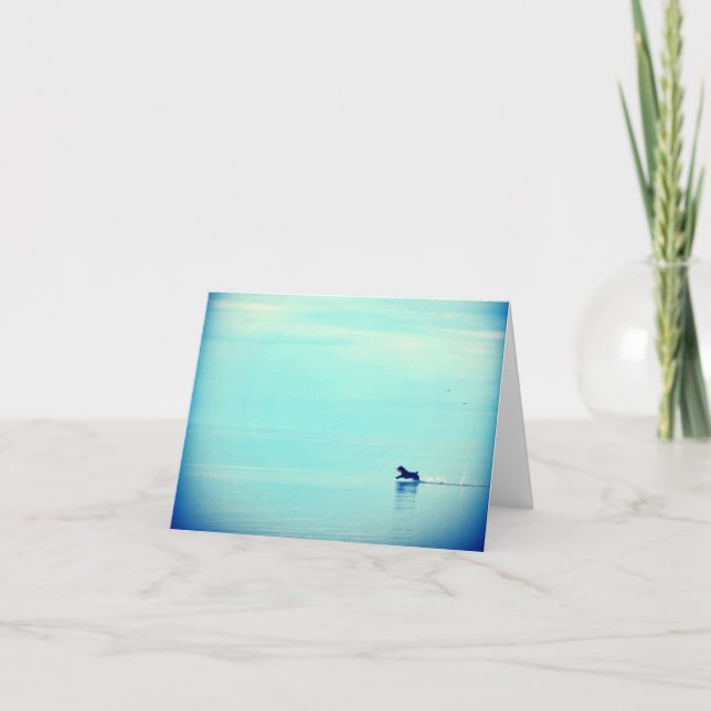 Walking on Vatten Notecards Kort (Framsida)