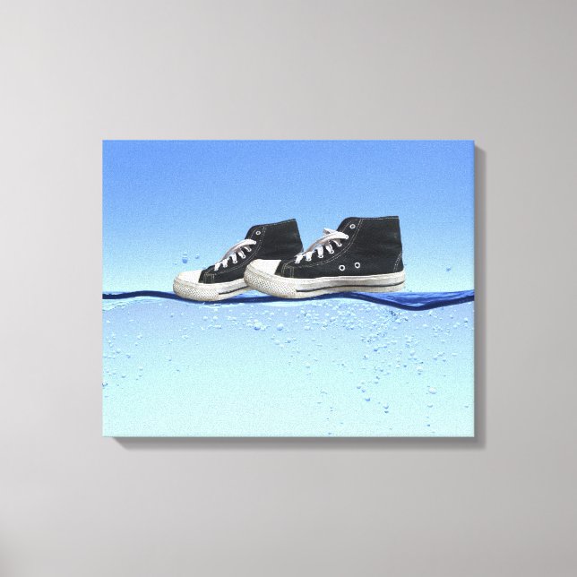 Walking på Vatten Canvastryck (Framsida)