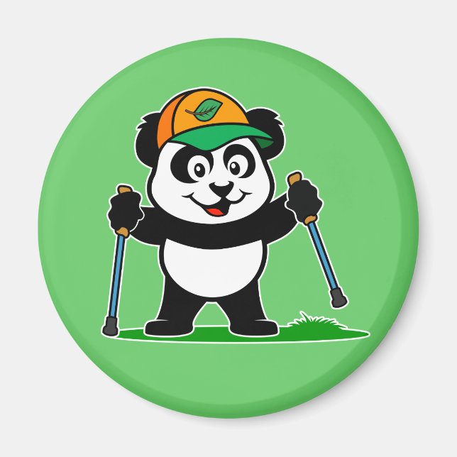 Walking Panda Magnet (Framsidan)