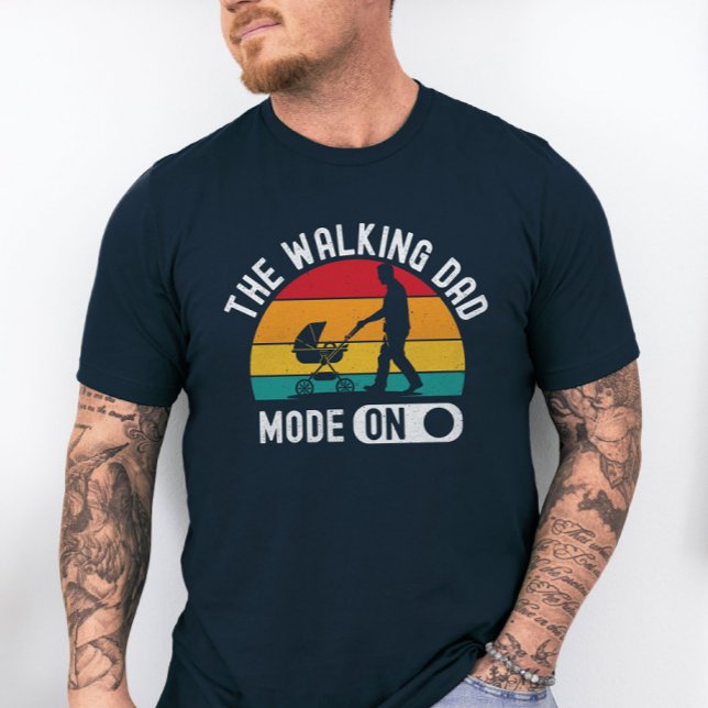 Walking Pappa Funny New Pappa Fars dag T Shirt (Skapare uppladdad)