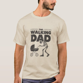 Walking Pappa Funny Skeleton-gåvan till Ny pappa T Shirt