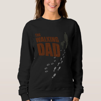 Walking Pappa - Hund och Mäster - Far Pappor T Shirt