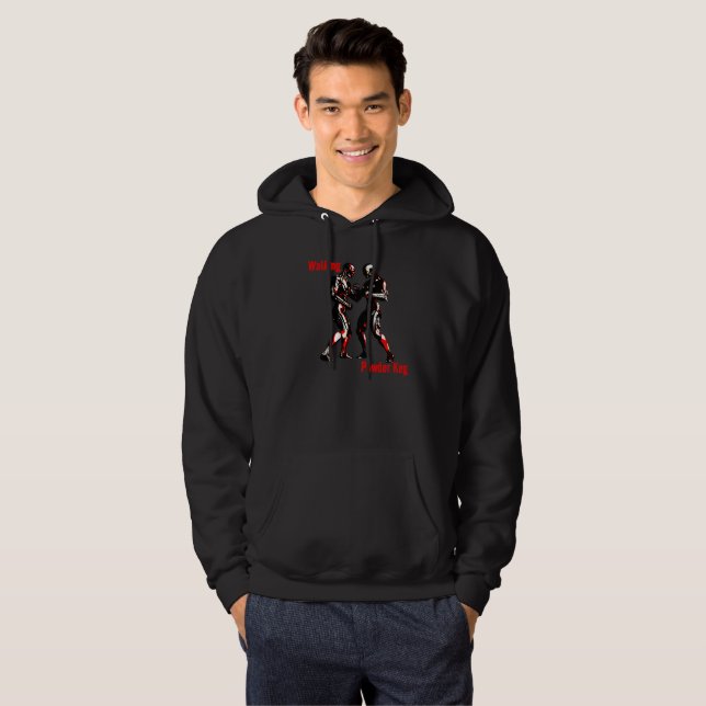 Walking Powder Keg Hoodie (Hel framsida)
