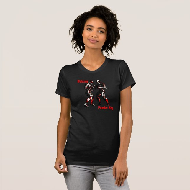 Walking Powder Keg T Shirt (Hel framsida)