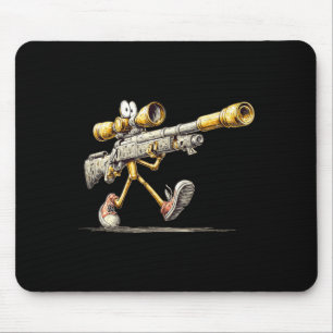 Walking Rifle Gun Kostym för Precision Sniper Musmatta