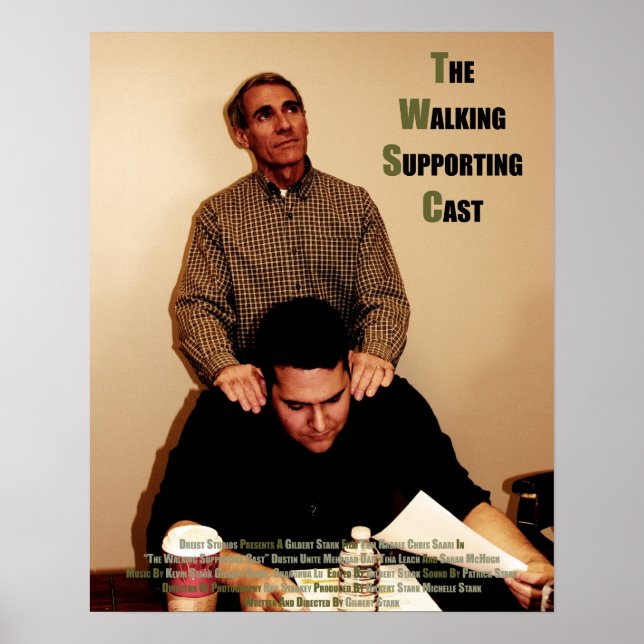 "Walking Support Cast" - Officiellen Poster (Framsidan)