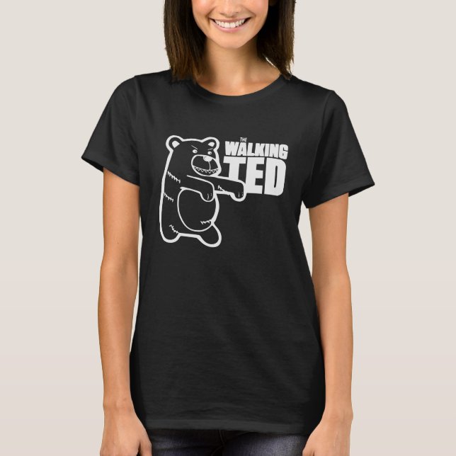Walking Ted Pappa Joke T Shirt (Framsida)