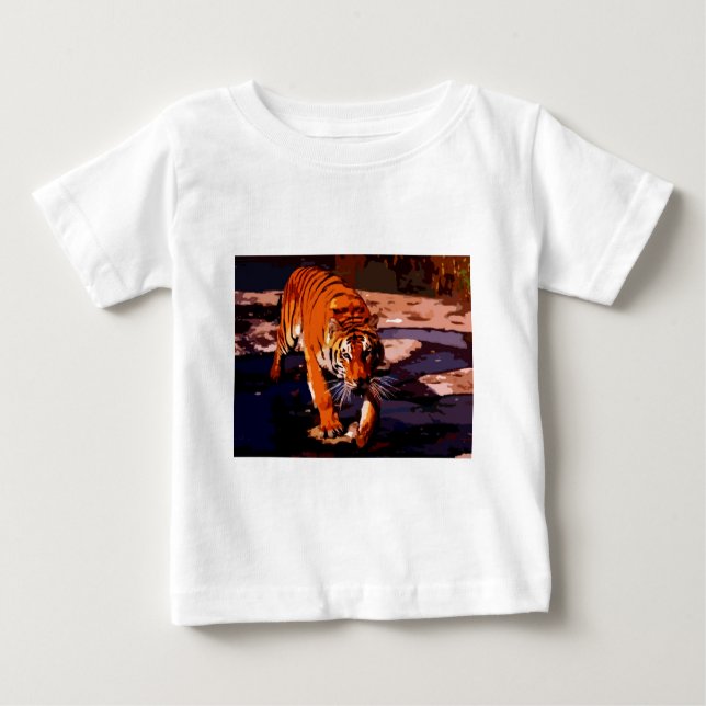 Walking Tiger Tee Shirt (Framsida)
