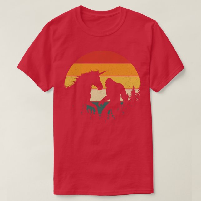 Walking Unicorn 1 T Shirt (Design framsida)