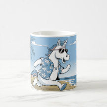 Walking Unicorn Coffee Mugg