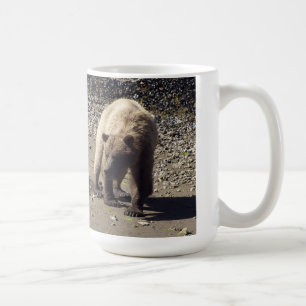 Walking Vild Grizzly Bear Wildlife Photo Kaffemugg