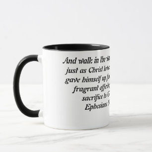 Walking with jesus mugg