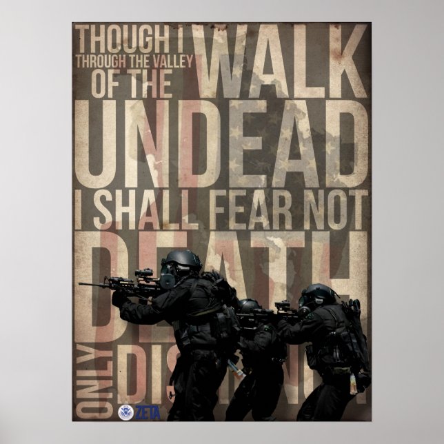 Walking with Zombies Poster (Framsidan)