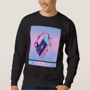 Walkman Tape Cassette Player 80s Japansk Otaku Ae Lång Ärmad Tröja